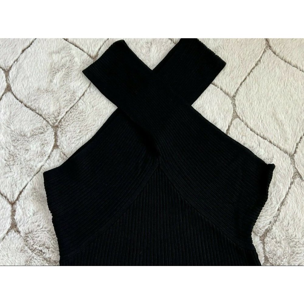DAIMARAN Sao Paulo Women's Fashion Tank Top Criss Cross Sleeveless Black S - Picture 3 of 3